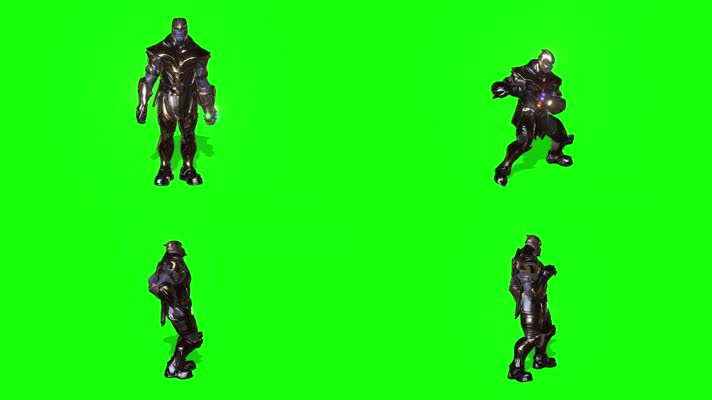 灭霸，包含战斗动作和跳舞