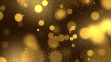 金色粒子光斑背景视频