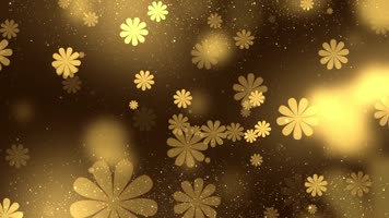 金色粒子光斑背景视频