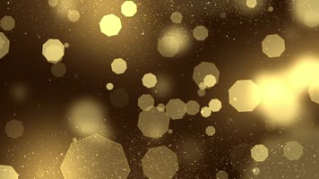 金色粒子光斑背景视频