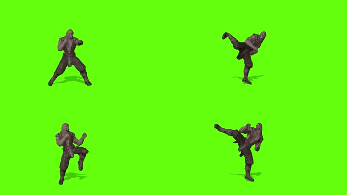 游戏人物，人物cg，战斗格斗