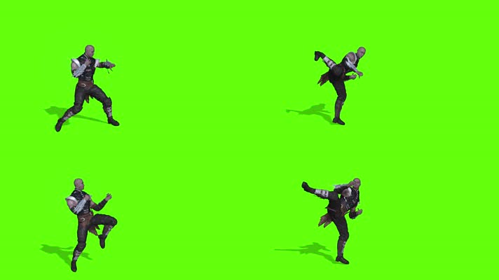 游戏人物，人物cg，战斗格斗