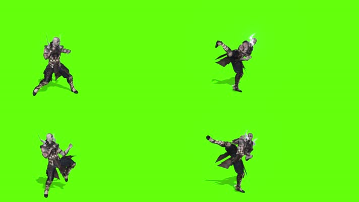 游戏人物，人物cg，战斗格斗