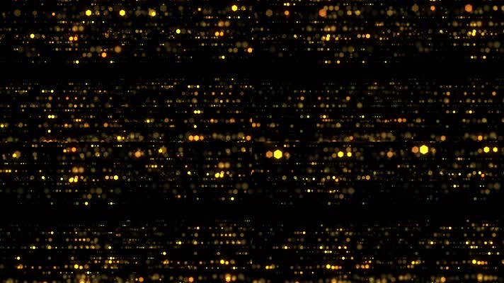 大气金色粒子晚会视频