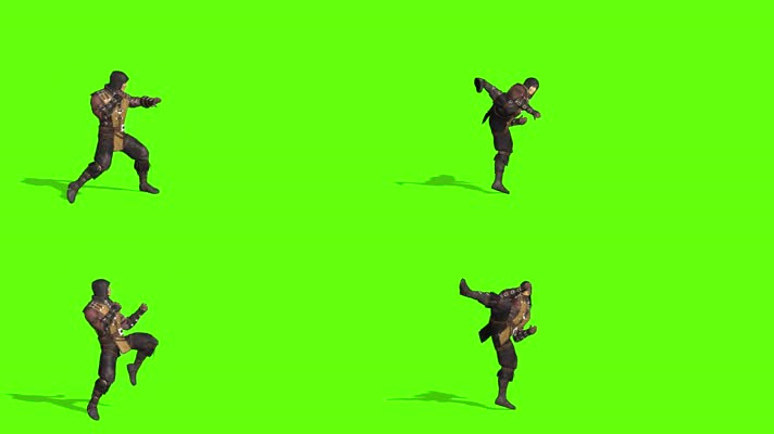 游戏人物，人物cg，战斗格斗