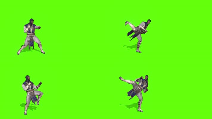 游戏人物，人物cg，战斗格斗