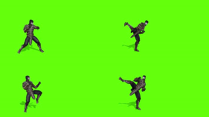 游戏人物，人物cg，战斗格斗