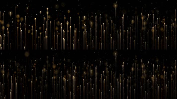 金色粒子光线背景视频
