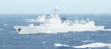 辽宁舰航母舰队战斗视频实战演习