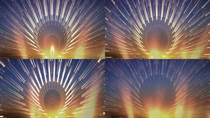 佛光四射粒子飞溅DJ节奏舞台背景