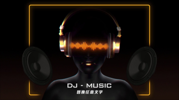 虚拟卡通人物带耳麦音频可视化均衡器 虚拟卡通人物带耳麦音频可视化均衡器