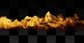 火焰特效带通道 alpha透明通道  