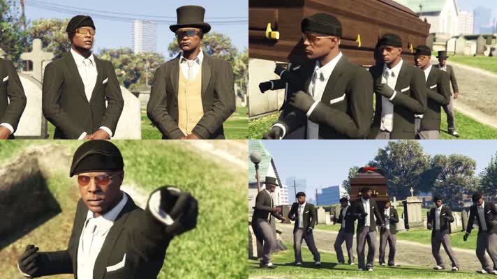 黑人抬棺动画版