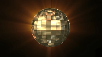 金色迪斯科球背景