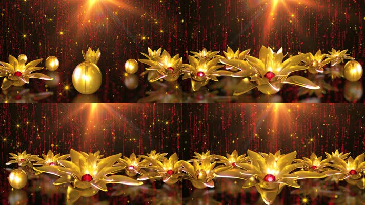 梦幻花瓣隧道穿梭歌舞背景