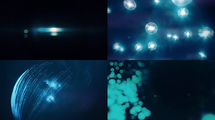 科技线条 地球 三维 球 梦幻发光球体