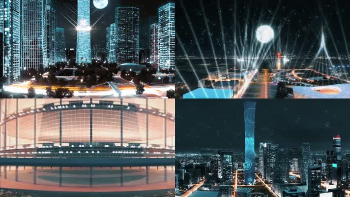 未来智慧科技三维城市