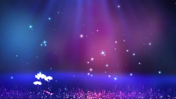 4K唯美紫色粒子背景循环