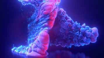 炫酷彩色烟雾流体LOGO演示