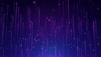 4K紫色梦幻粒子线条旋转背景