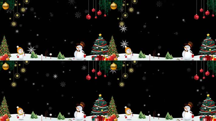 圣诞边框带通道