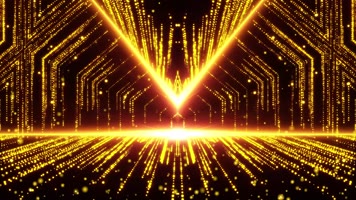 大气金色粒子颁奖循环背景