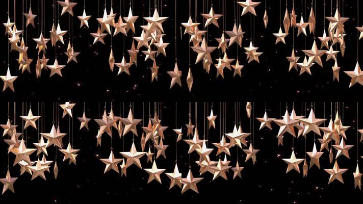 星星帘幕舞台背景