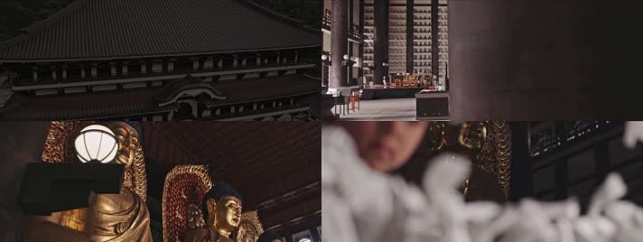 佛教佛寺，庄严肃穆