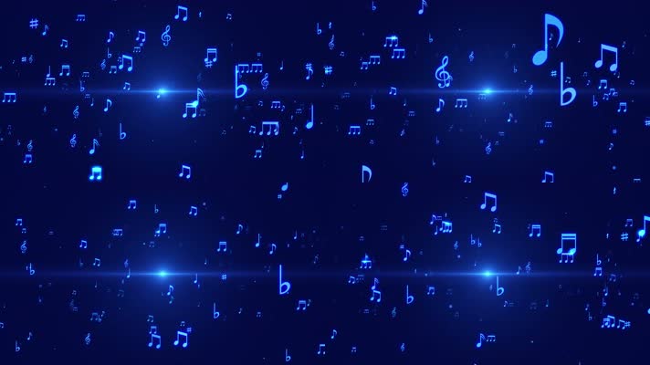 【4k】乐符动态背景