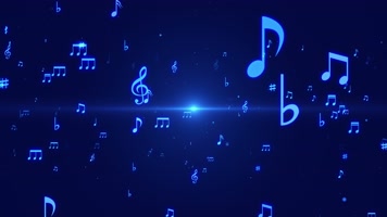 【4k】乐符动态背景