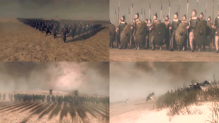 震撼大气汉朝军队大战匈奴古代战争CG动画