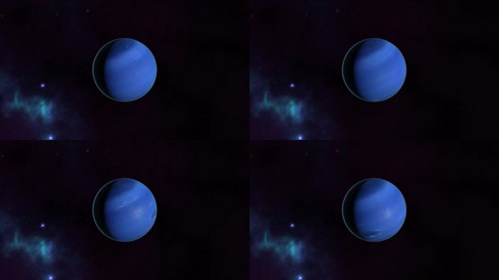 太空海王星3D旋转