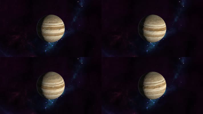 木星自转宇宙太空木星全景