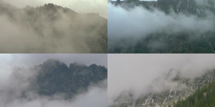 云雾缭绕慢时光风景