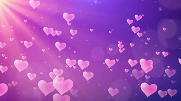 4K唯美桃心背景