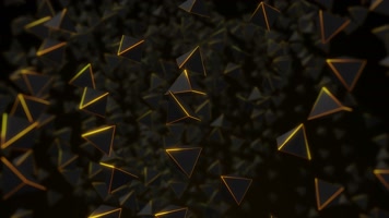 金色三角形舞台背景