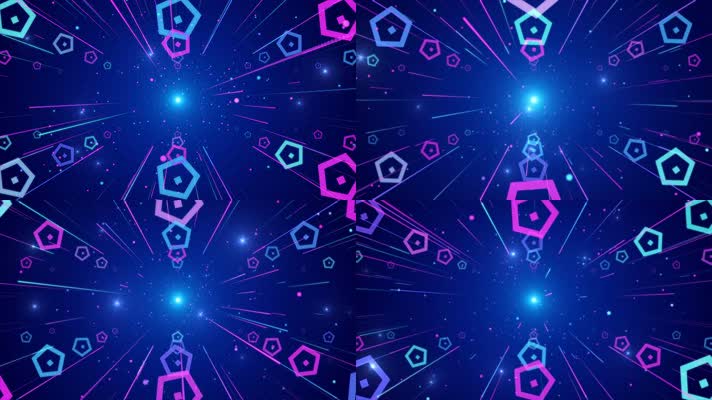 4K动感酒吧节奏VJ背景