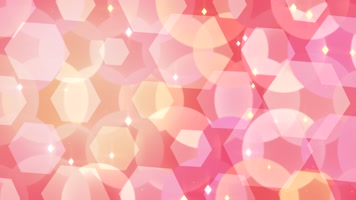 唯美梦幻六边形光斑穿梭