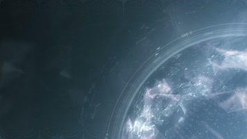 白色科技地球HUD