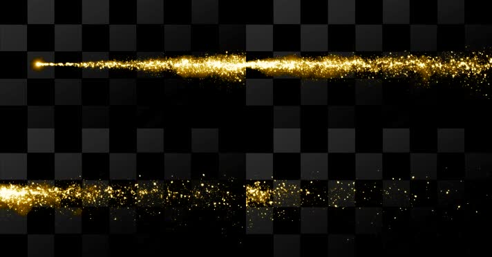 金色粒子 梦幻粒子滑屏  