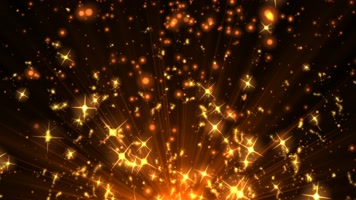 金色粒子光斑星光闪耀舞美