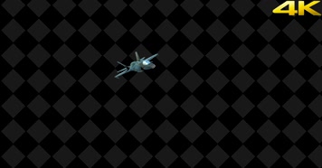 战斗机飞过 转场 三维飞机 