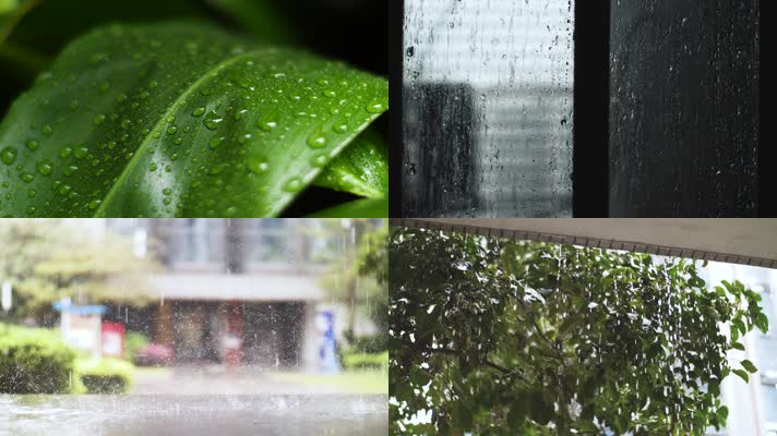 原創下雨天視頻素材,延時攝影視頻素材下載,高清1920x1080視頻素材