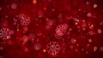 圣诞雪花背景4k