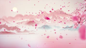 4K唯美古风水墨背景 4K唯美古风水墨背景