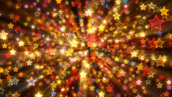 星光闪耀唯美梦幻光斑穿梭