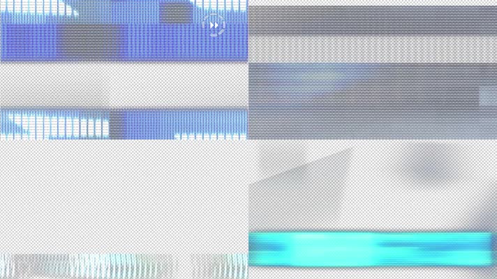 透明通道电磁干扰信号素材包