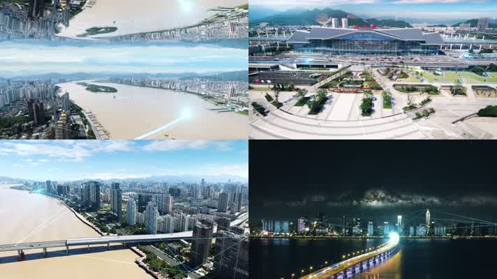 4K温州城市特效