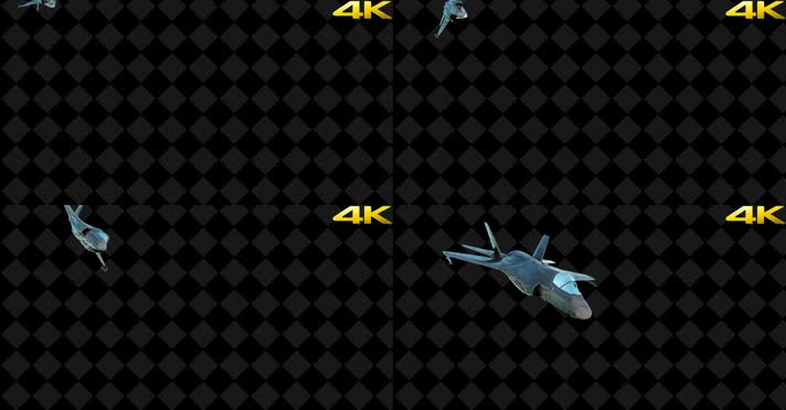 战斗机飞过 转场 三维飞机  