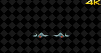 战斗机飞过 转场 三维飞机 